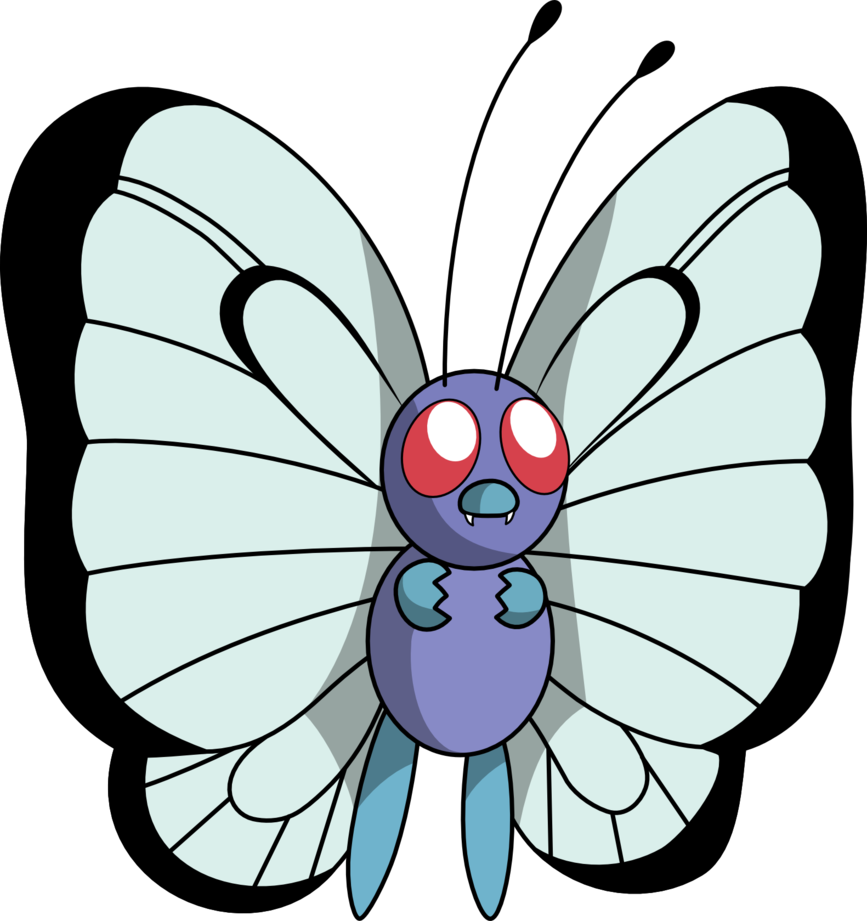 Butterfree Pokemon PNG Pic Background