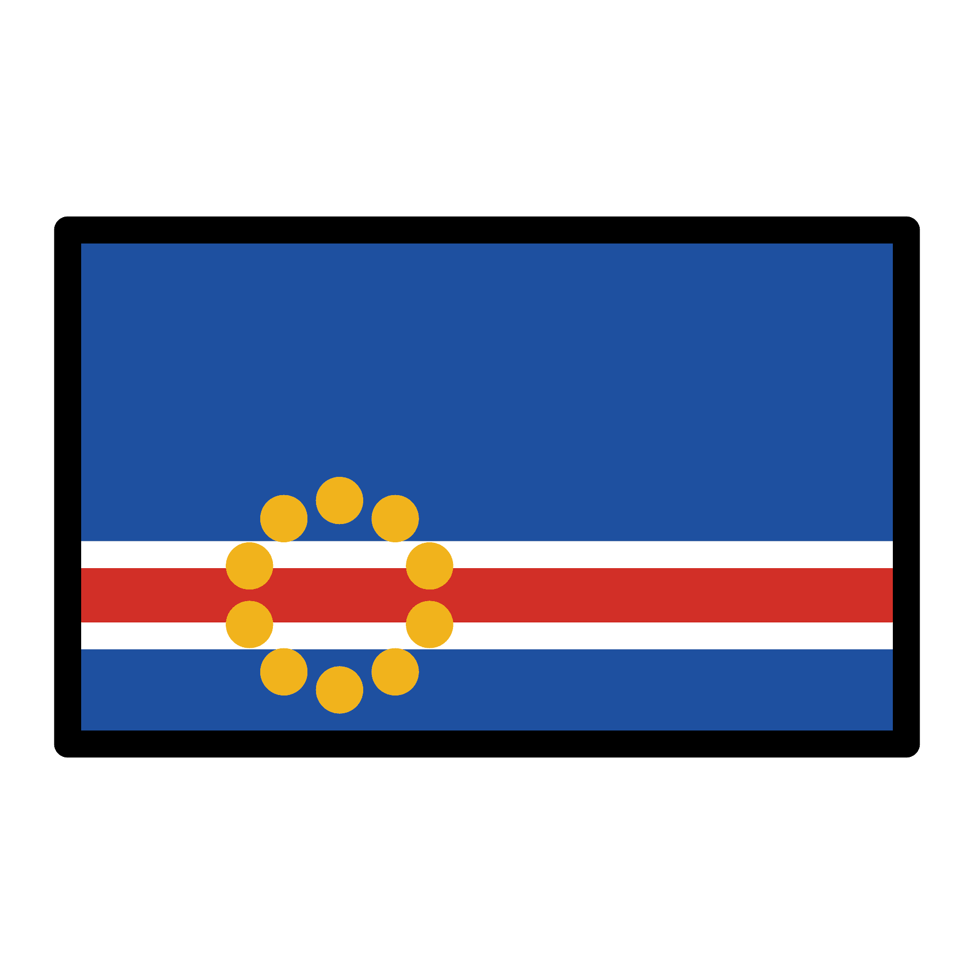 Cabo Verde Flag PNG Free File Download