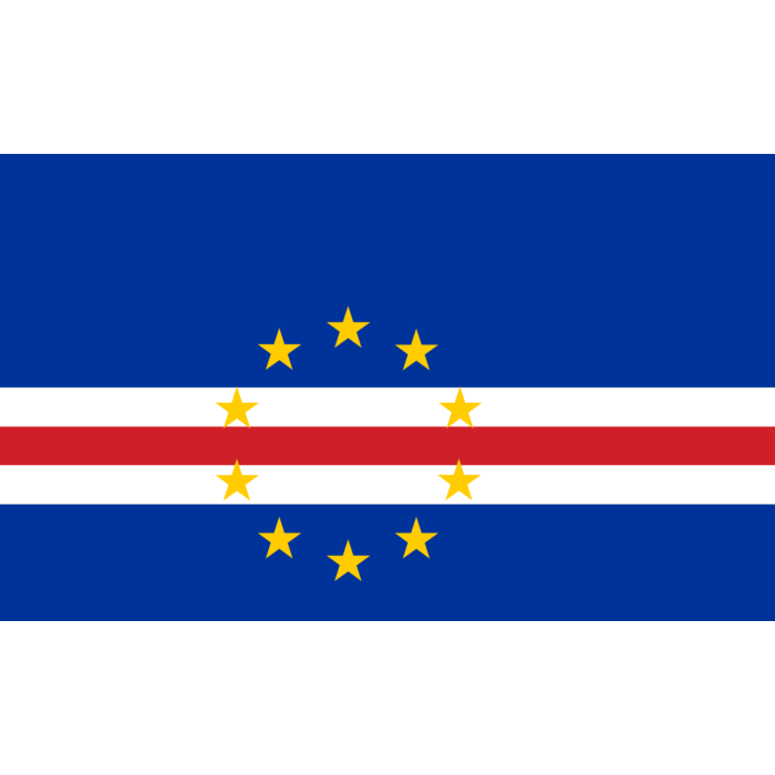 Cabo Verde Flag Transparent Image