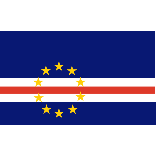 Cabo Verde Flag Transparent PNG