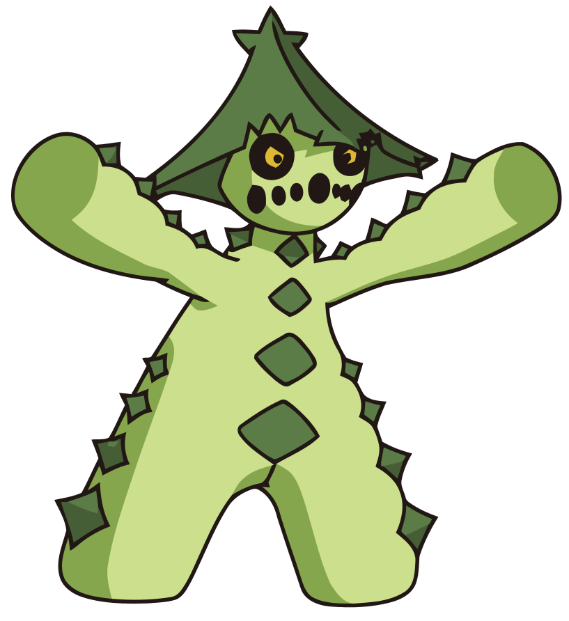 Cacturne Pokemon Background PNG