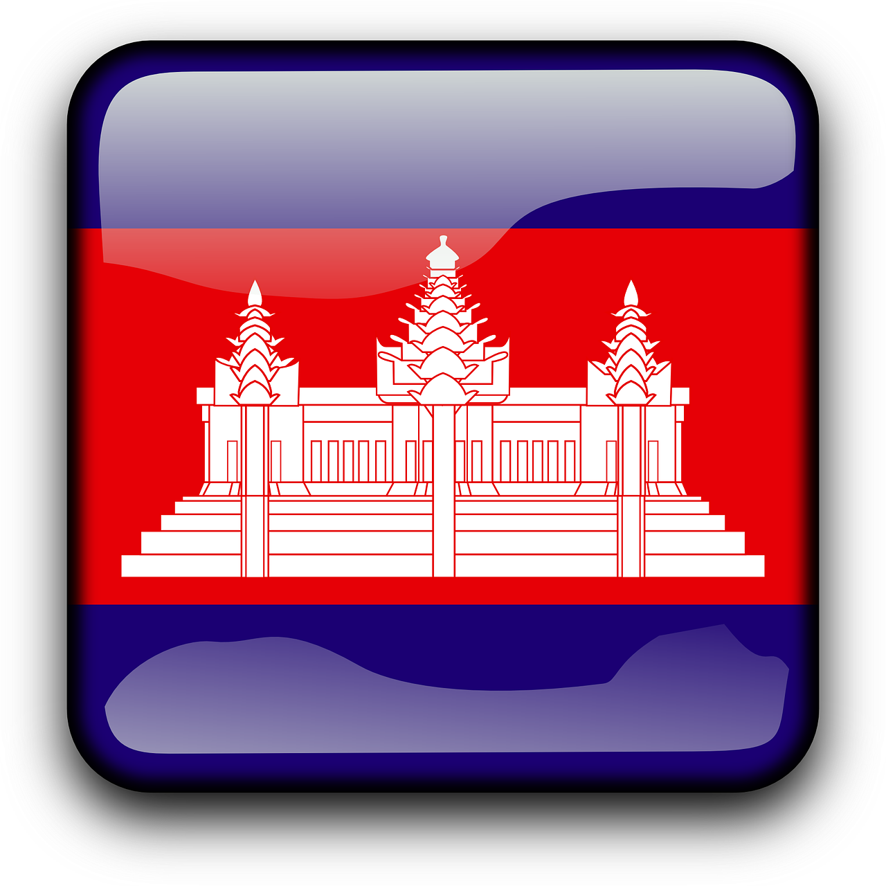 Cambodia Flag No Background