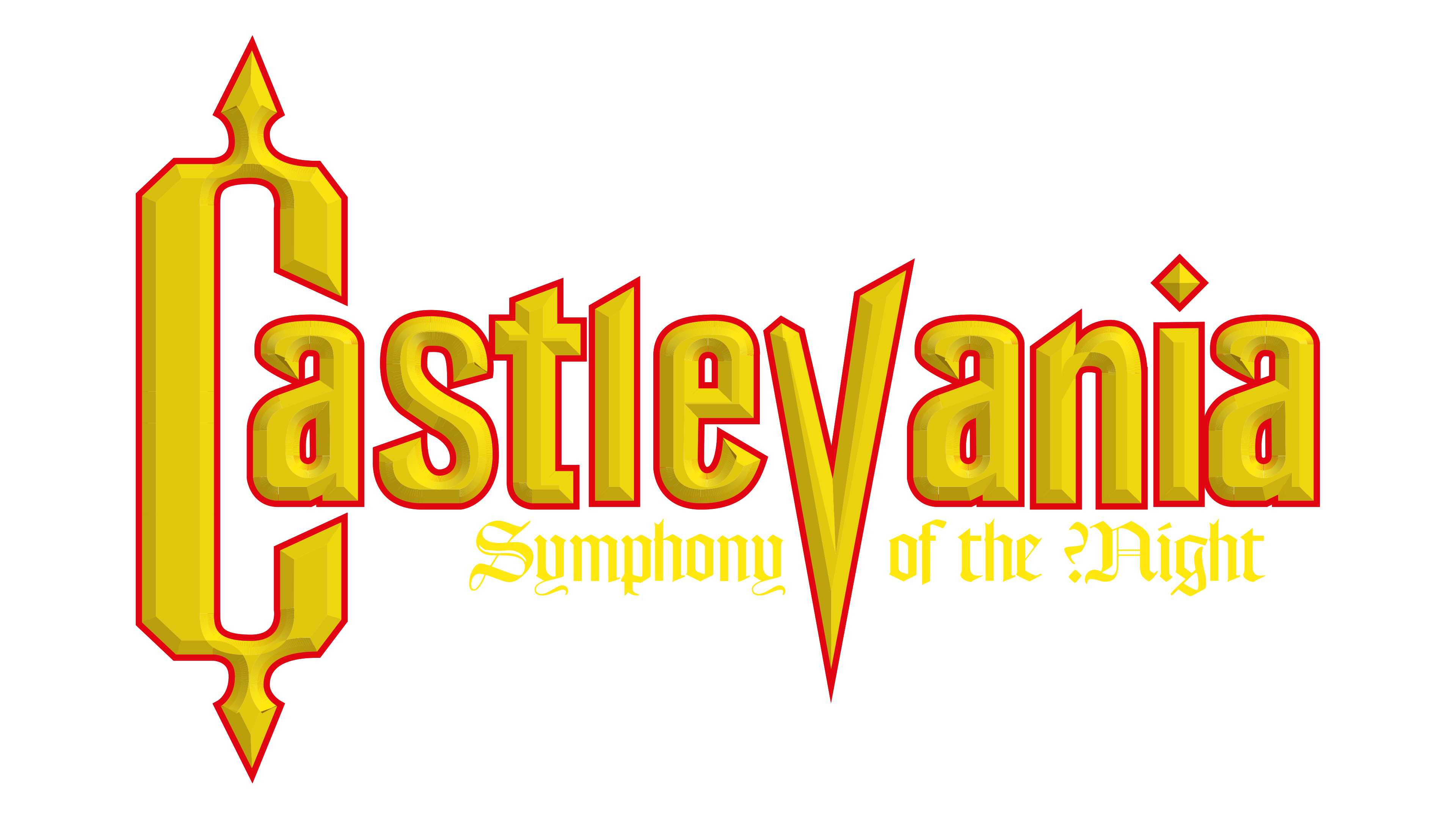 Castlevania Symphony Of The Night Logo No Background