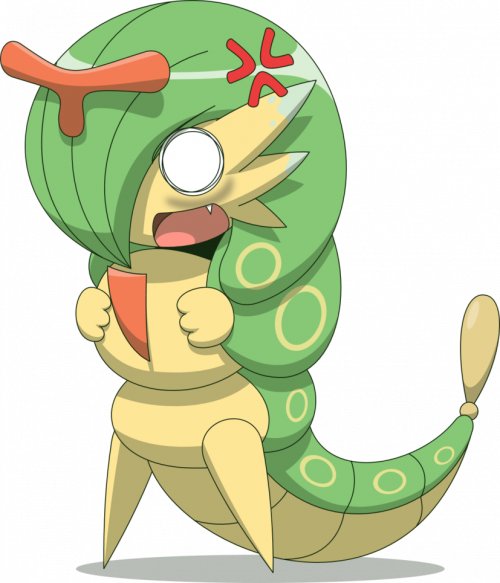 Caterpie Pokemon PNG Background