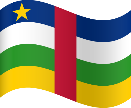 Central African Republic Flag Background PNG