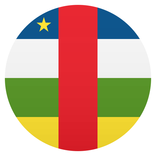 Central African Republic Flag Transparent Background