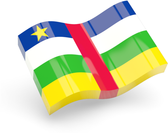 Central African Republic Flag Transparent Free PNG