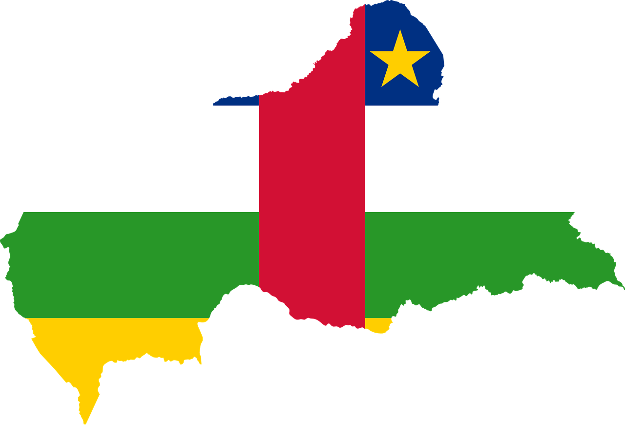 Central African Republic Flag Transparent Image