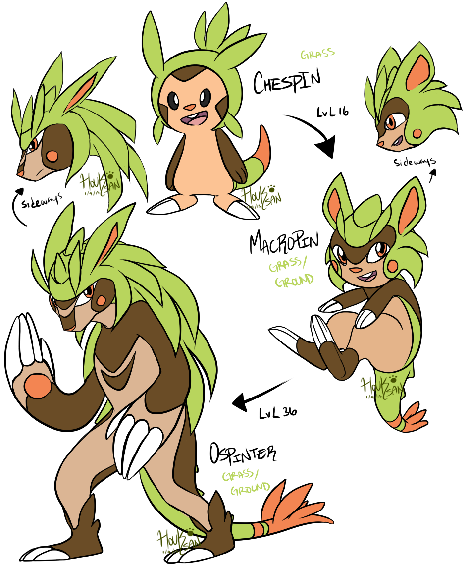 Chespin Pokemon PNG Clip Art HD Quality