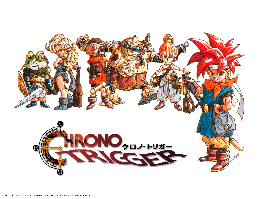 Chrono Trigger Logo PNG Background