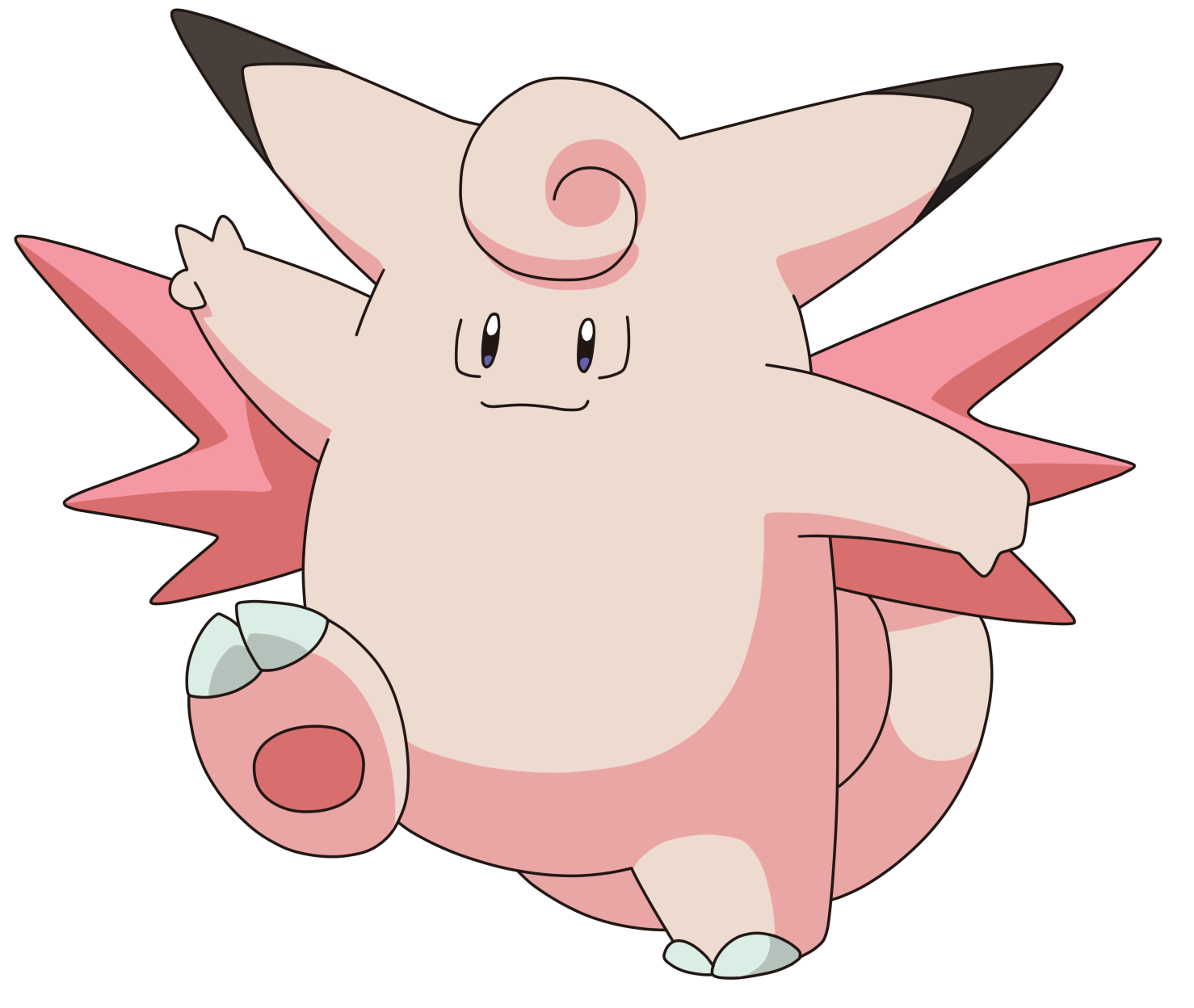 Clefable Pokemon PNG Clipart Background