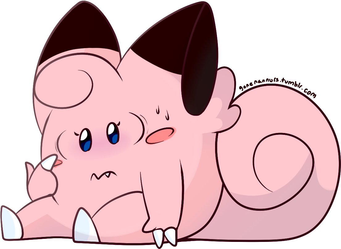Clefairy Pokemon Background PNG Image