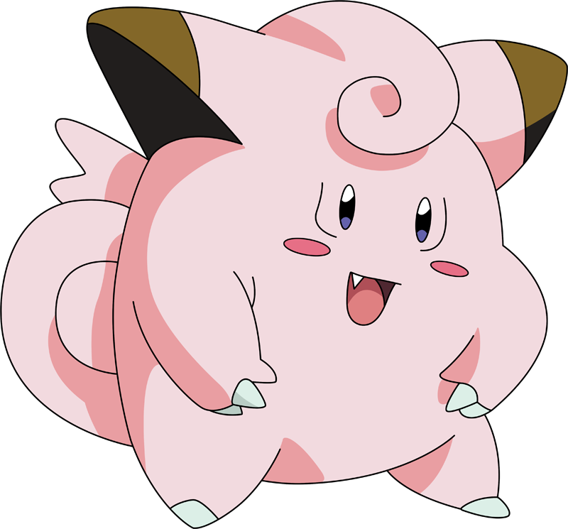 Clefairy Pokemon Background PNG