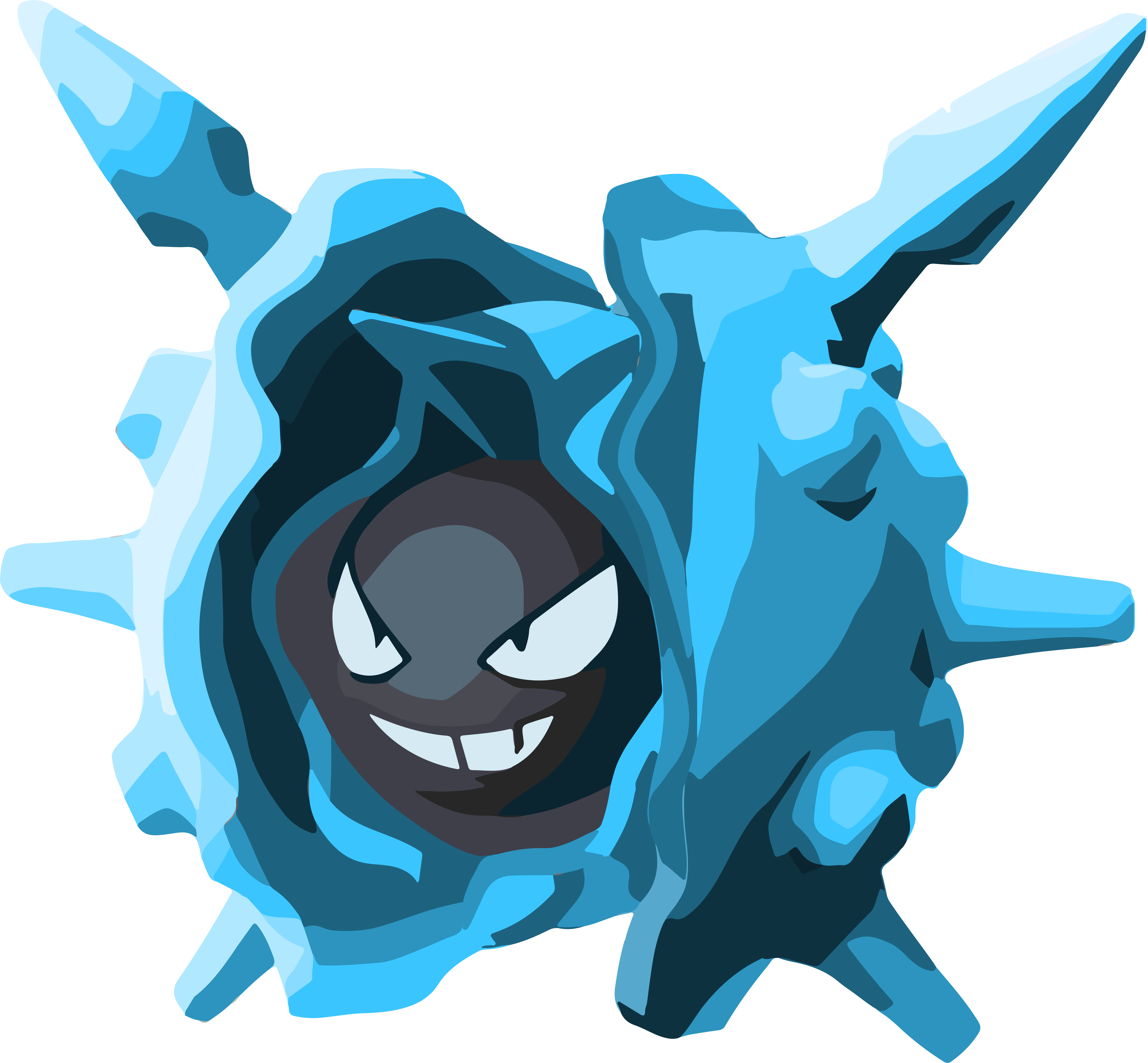 Cloyster Pokemon PNG Pic Background