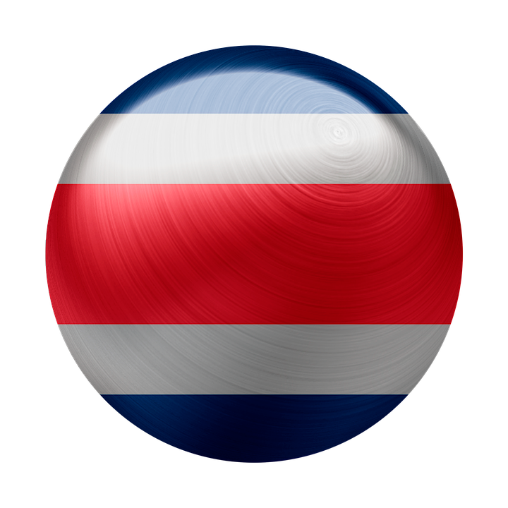 Costa Rica Flag No Background