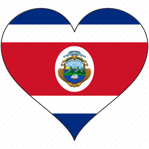 Costa Rica Flag PNG HD Quality