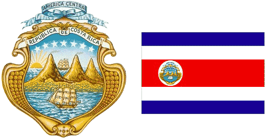 Costa Rica Flag Transparent PNG