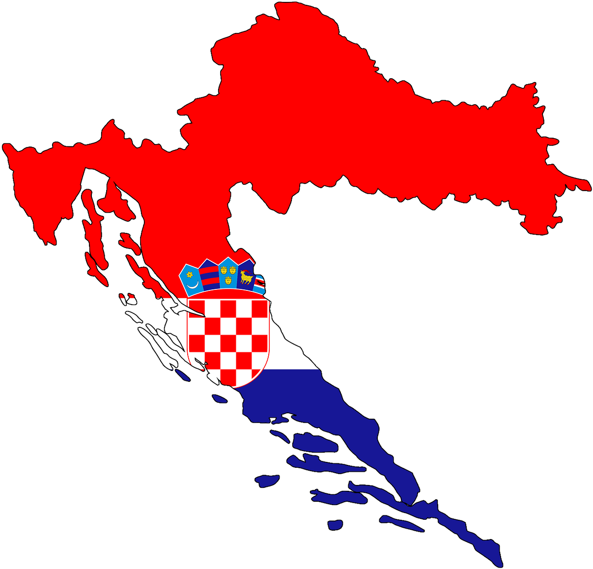Croatia Flag Download Free PNG