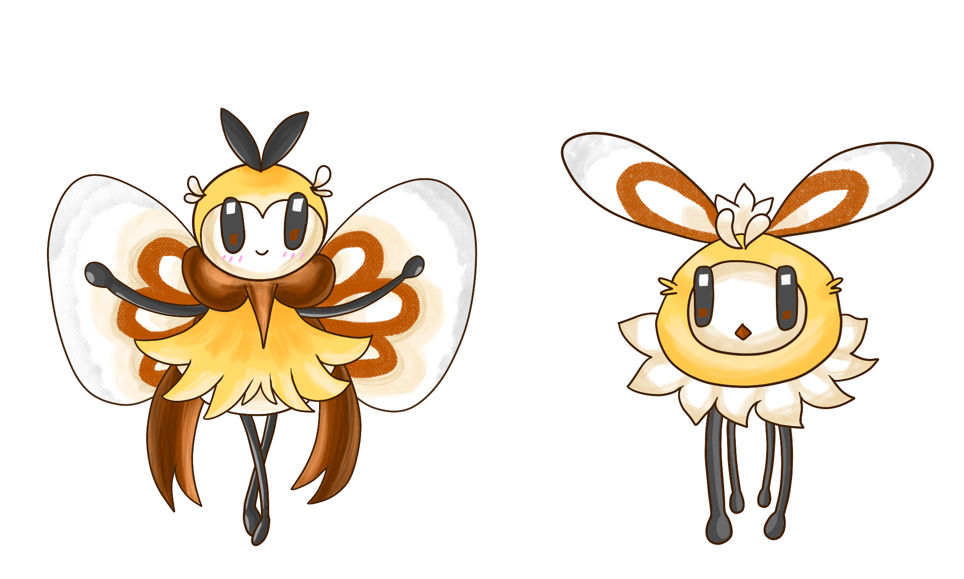 Cutiefly Pokemon PNG Clipart Background