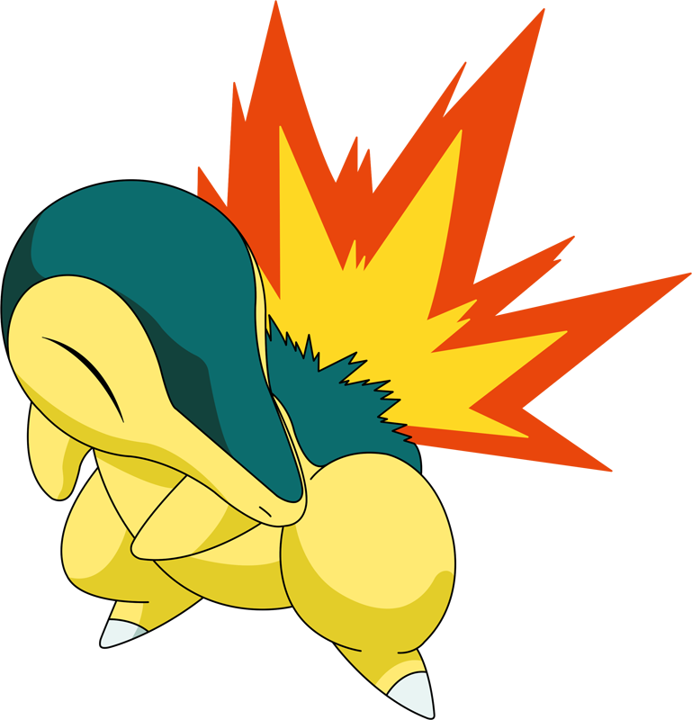 Cyndaquil Pokemon PNG Background