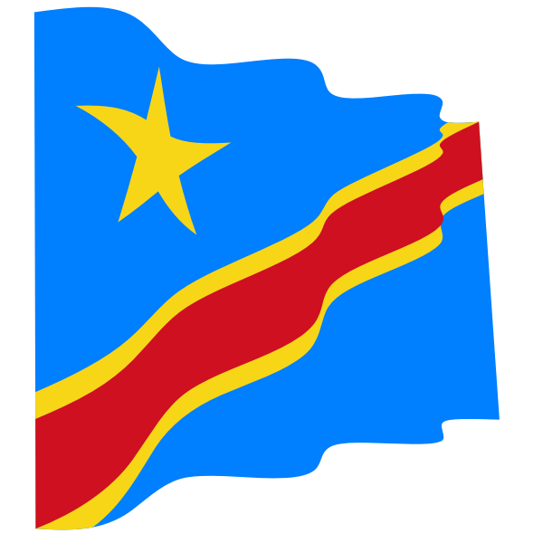 Democratic Republic of The Congo Flag Background PNG Image