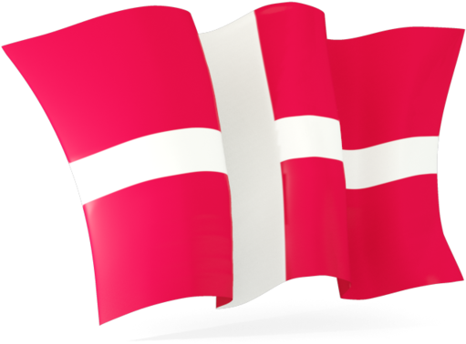 Denmark Flag Background PNG Image