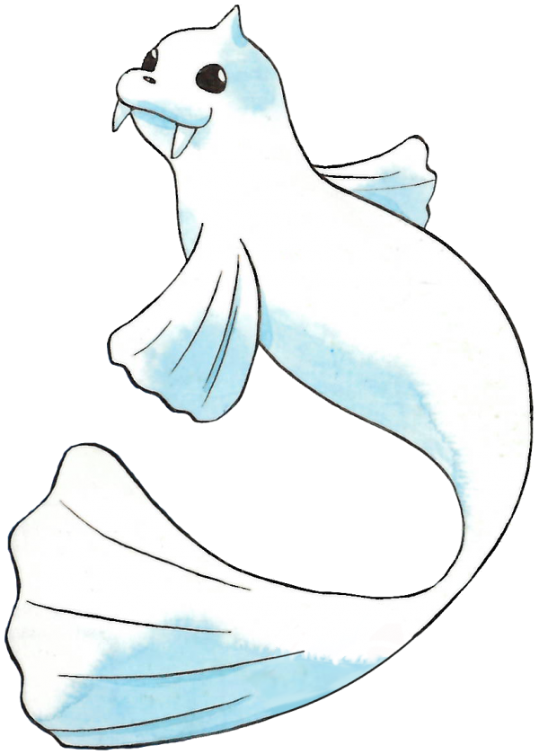 Dewgong Pokemon Background PNG Image