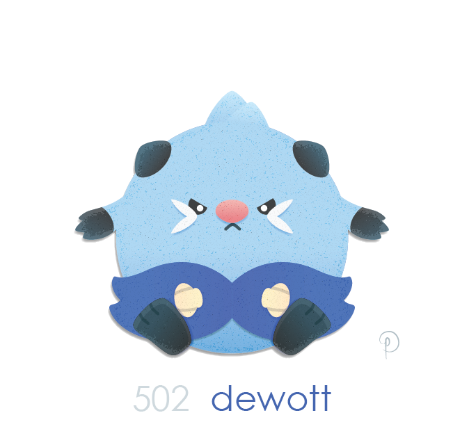 Dewott Pokemon Background PNG Image