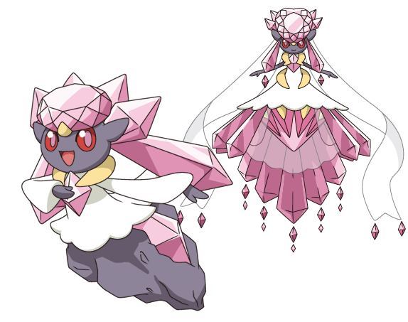 Diancie Pokemon PNG Images HD