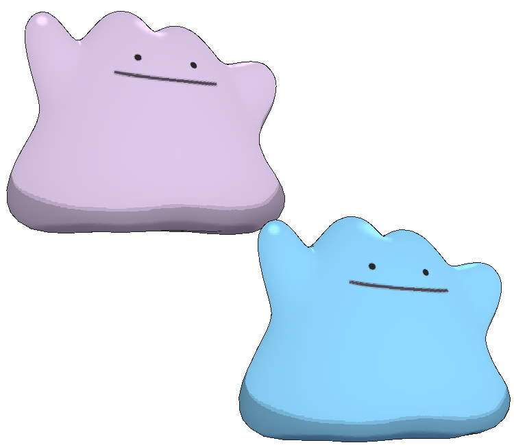 Ditto Pokemon Free PNG