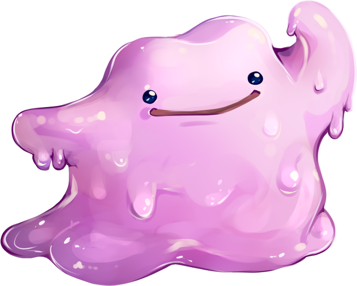 Ditto Pokemon PNG Background