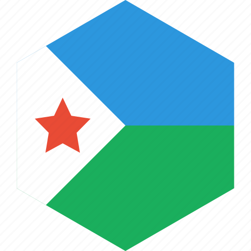 Djibouti Flag Background PNG Image