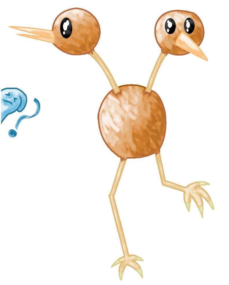 Doduo Pokemon PNG Background