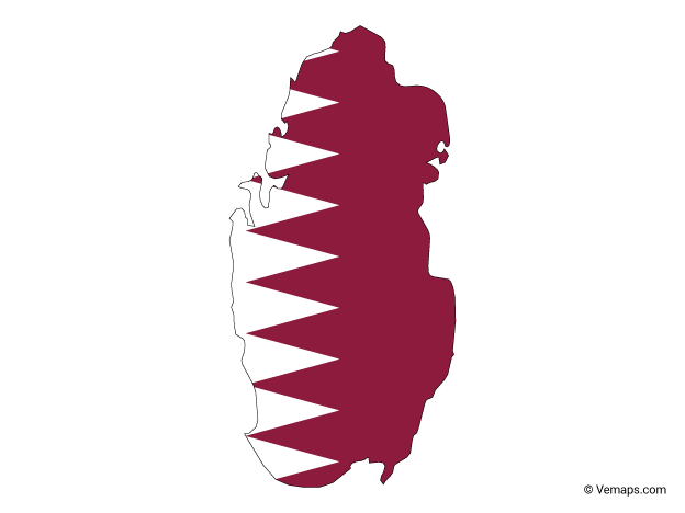 Doha Flag PNG HD Quality