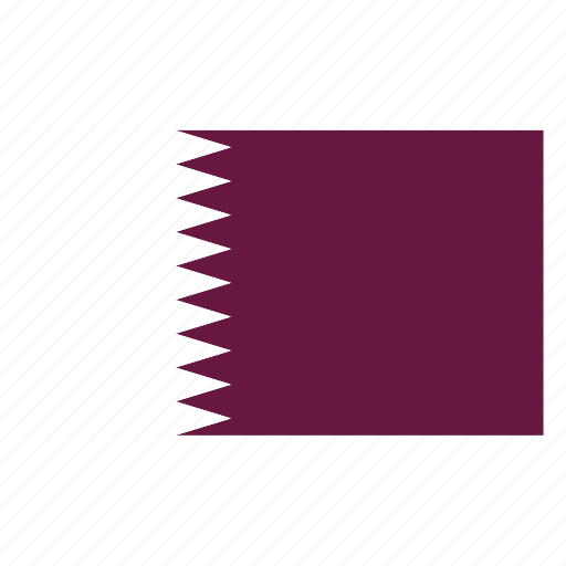 Doha Flag Transparent Background
