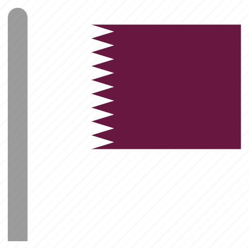 Doha Flag Transparent File