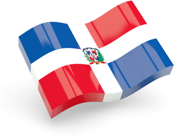 Dominican Republic Flag Transparent Background