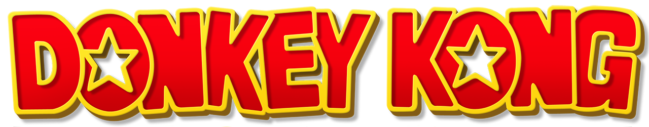 Donkey Kong Logo Free PNG Clip Art