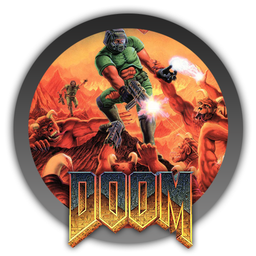 Doom Logo Pixel Art