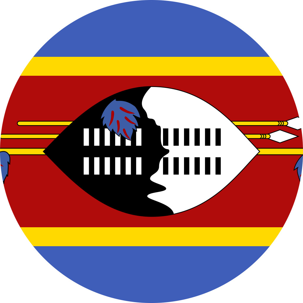 ESwatini Flag Transparent Background
