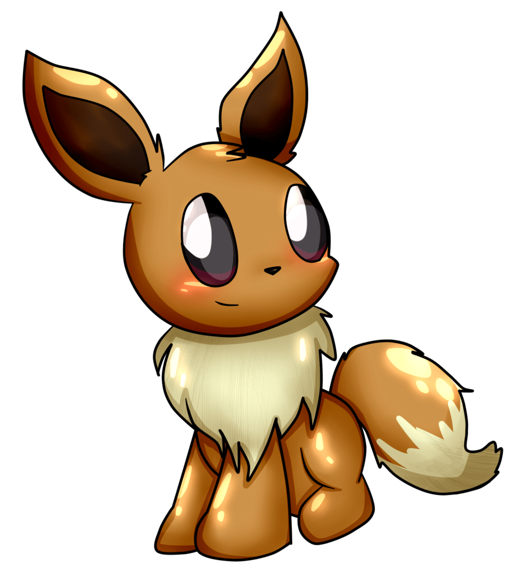 Eevee Pokemon Background PNG Clip Art