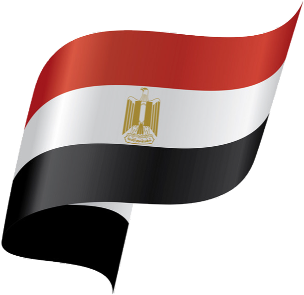 Egypt Flag PNG Background