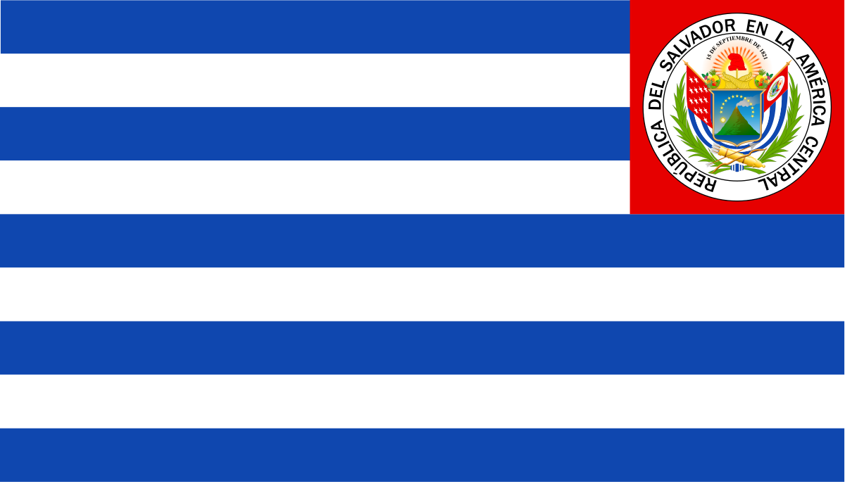 El Salvador Flag PNG HD Quality