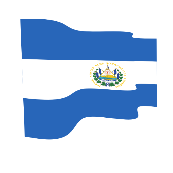 El Salvador Flag Transparent Background
