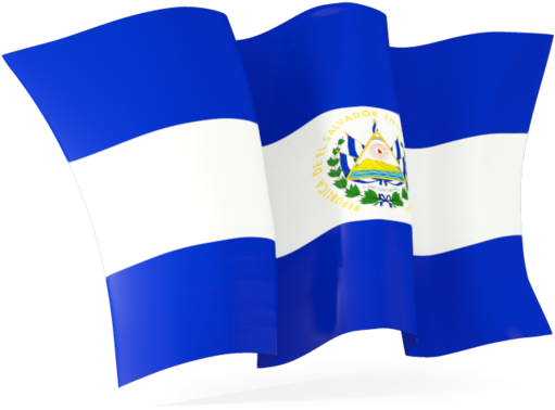 El Salvador Flag Transparent Free PNG