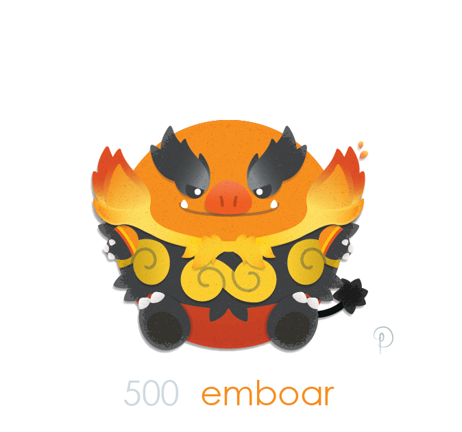 Emboar Pokemon PNG Clipart Background