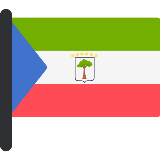 Equatorial Guinea Flag Background PNG Image