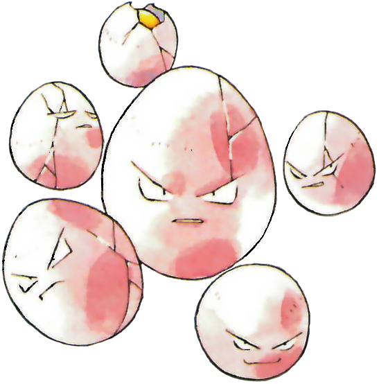 Exeggcute Pokemon Background PNG
