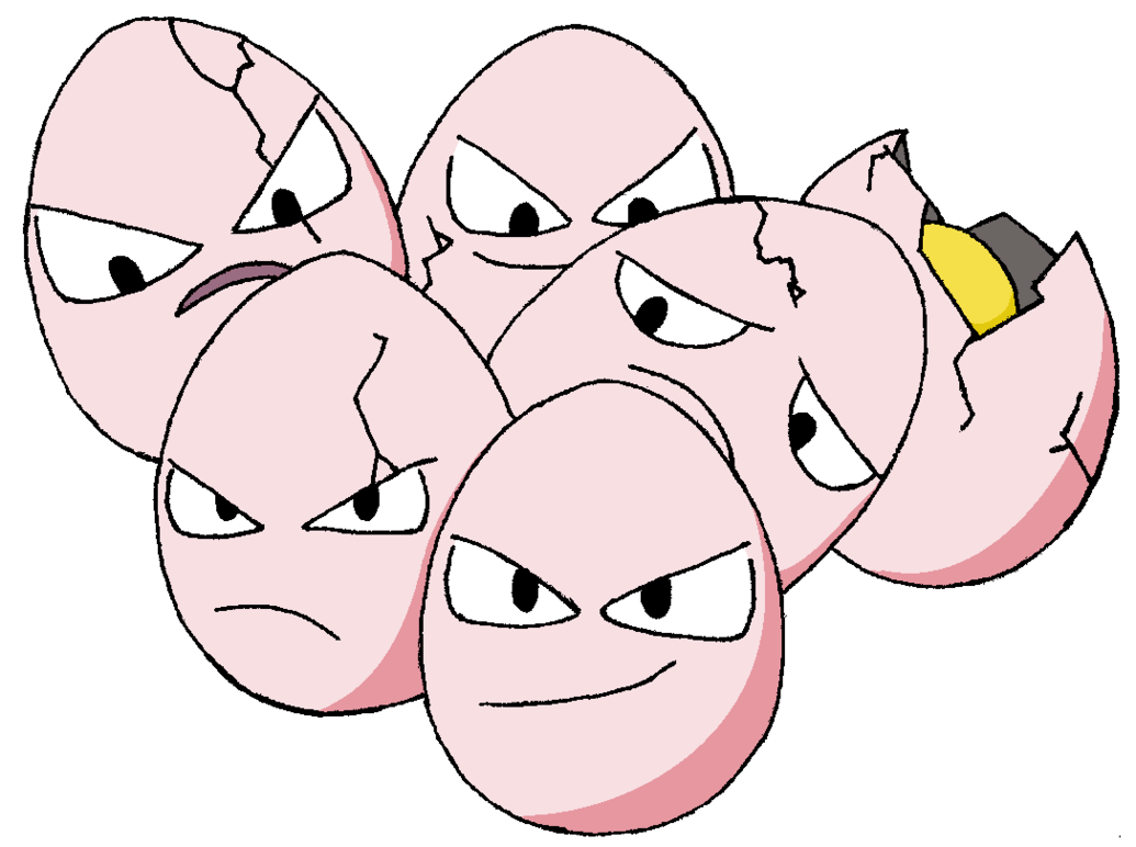 Exeggcute Pokemon PNG HD Quality