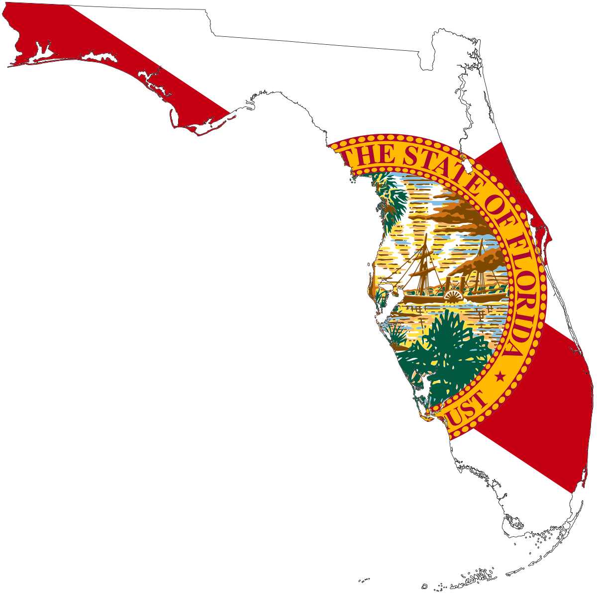 Florida Flag PNG HD Quality